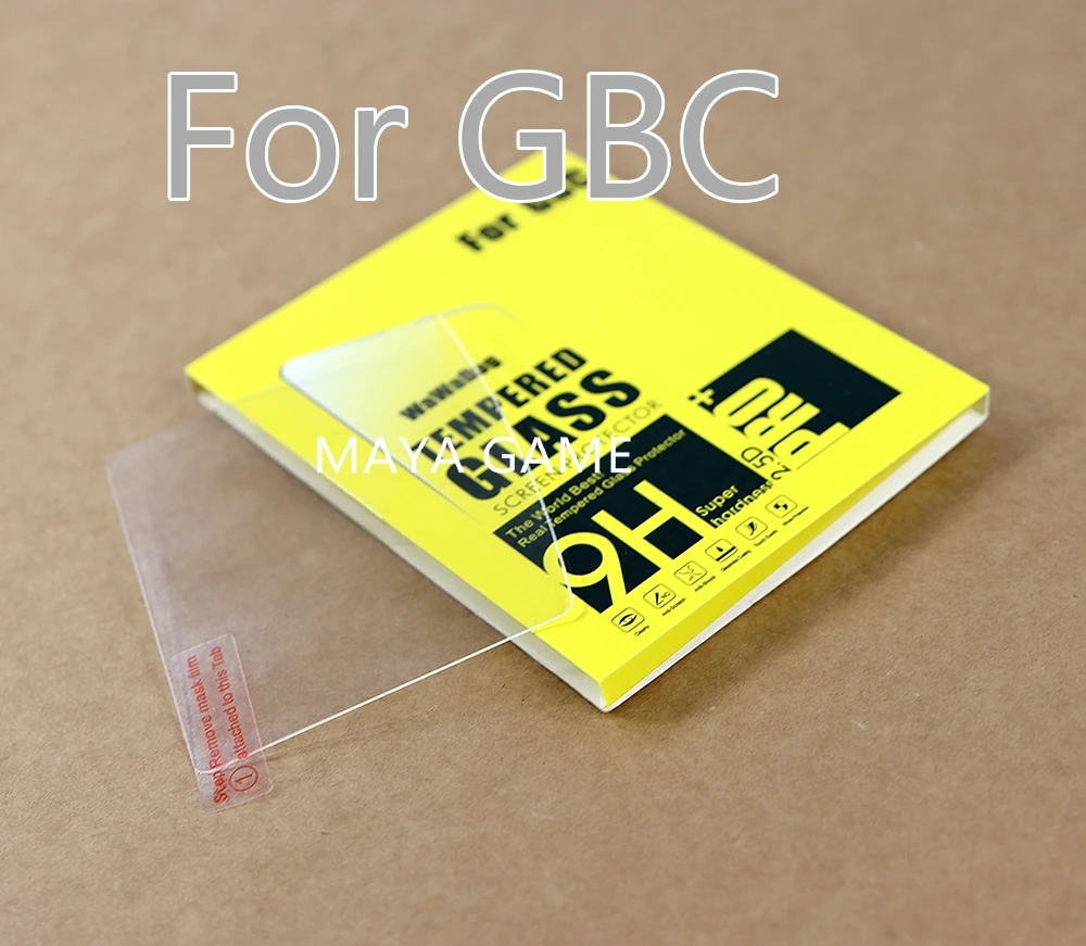 

100pcs Protective Glass Film Anti Scratch Glass Protector for Gameboy GB GBA GBC GBP GBA SP