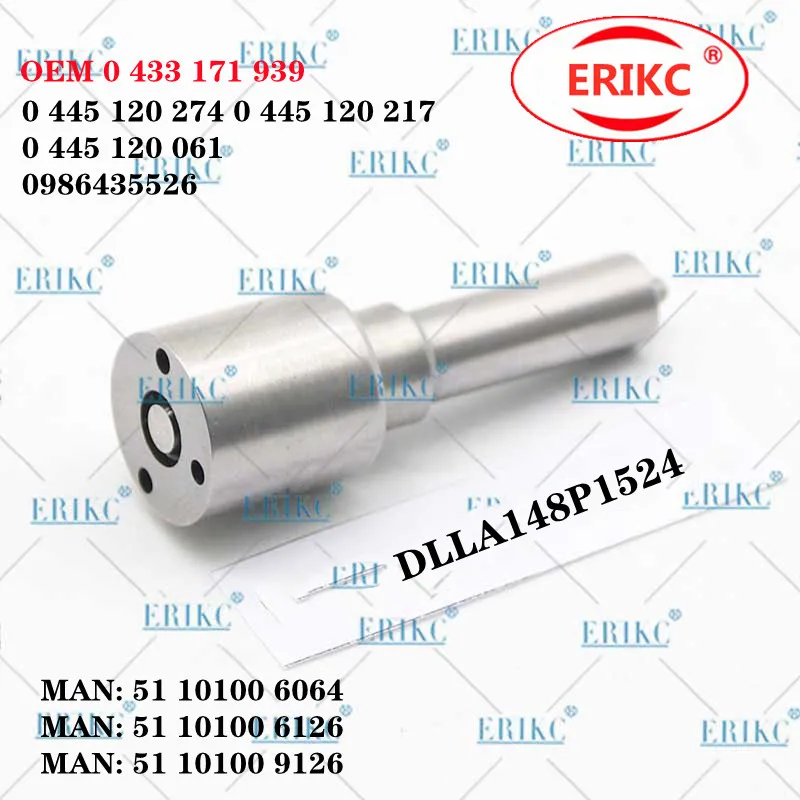 ERIKC DLLA154P1795 Oil Burner Spray Nozzle 0 433 171 939 For 0445120274 0445120217 0445120061 0986435526