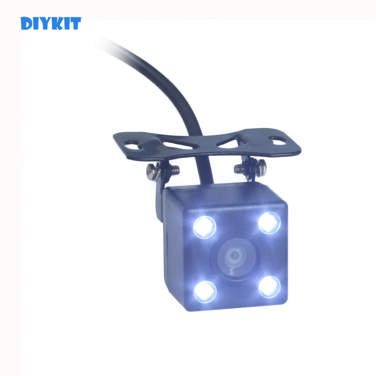 DIYKIT New Wide Angle Waterproof Car Reverse LED Night Vision Color Rear View Car Camera for Parking Assistance System