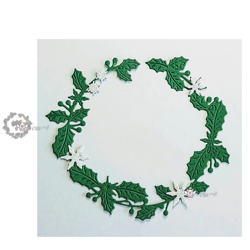 New Berry leaf garland ring Metal Cutting Dies Stencils DIY Scrapbooking Paper/photo Cards Embossing Dies