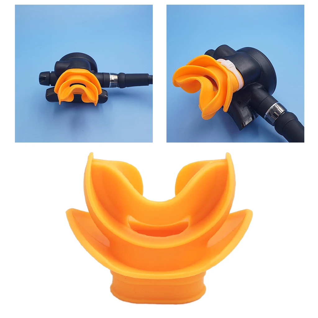 Silicone Scuba Diving Moldable Bite Mouthpiece Regulator Snorkel  Diving Equipment Breathing Tube Accessories