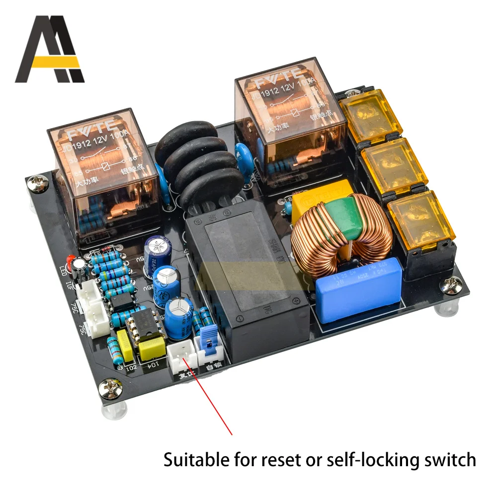 Amplificateur de puissance 220V 3500W, filtre de puissance EMI, démarrage progressif, carte intégrée avec Circuit de Protection contre la température, carte PCB