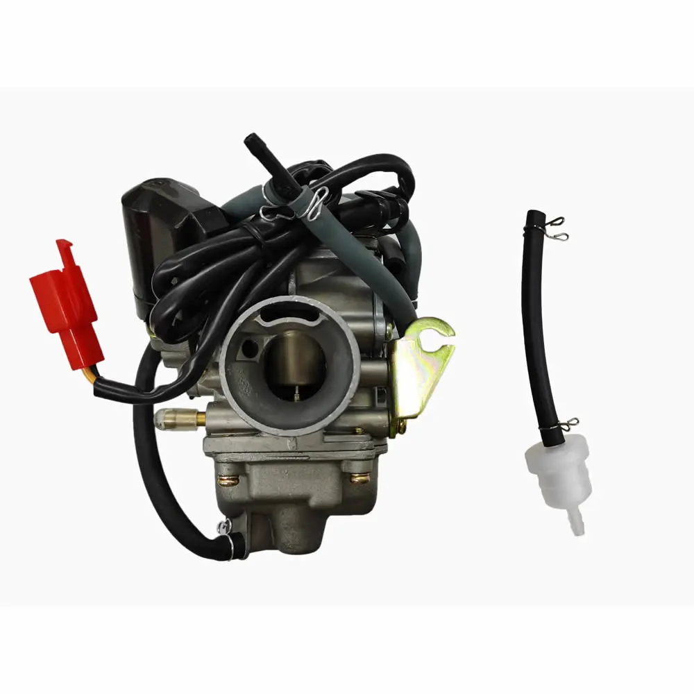 24mm PD24J Carburetor for GY6 4 Stroke 125cc 150cc ATV Go Kart Moped Scooter QMJ157 Engine