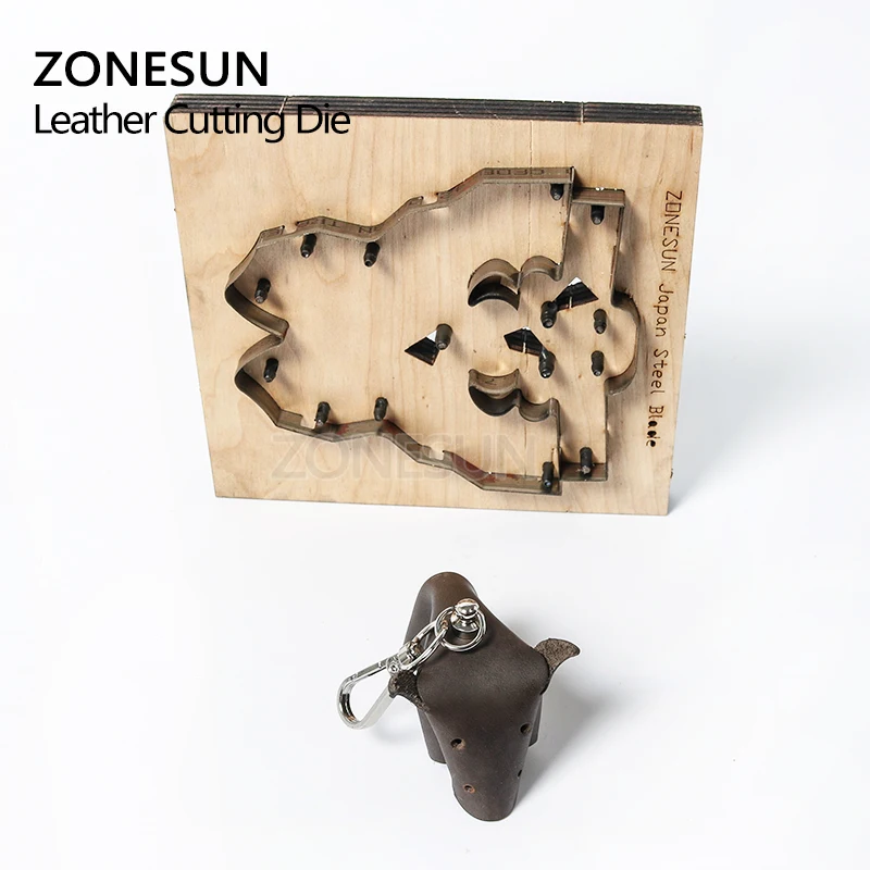 ZONESUN Japan Steel Blade Rule Die Clicker Dies Punch Tool Bull Cutting Mold Wood Templat  For Leather Die Cutting Machine