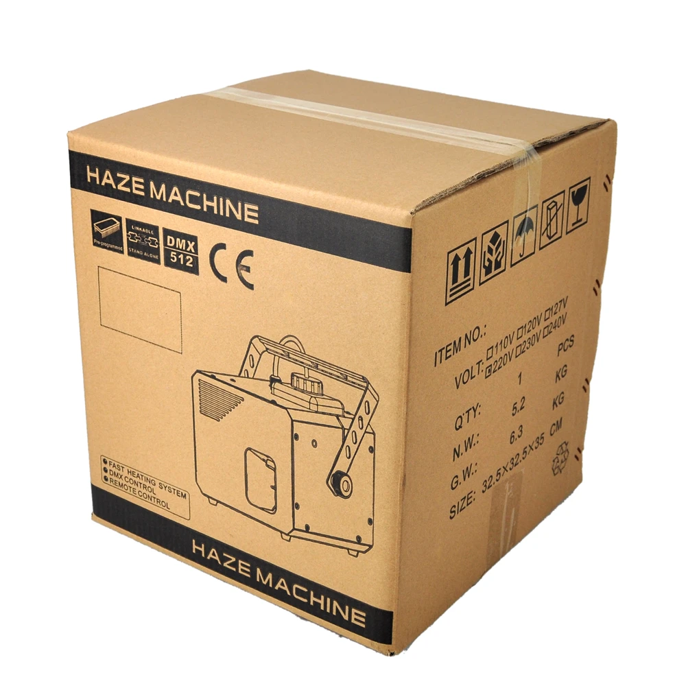 Tiptop Mini 500W 1500W Rookmachine Stage Fog Machine Voor Remote Dmx Control Party Dj Wit Fog wedding Party Machine