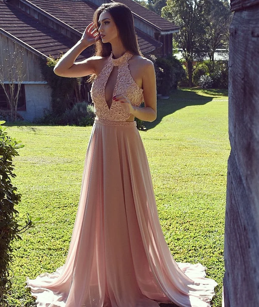 Vestidos De noche para graduación, Vestidos De Gala De encaje con cuello redondo, línea A, Sexy, talla personalizada, elegante, vestido Formal De fiesta De lujo para mujer 2022