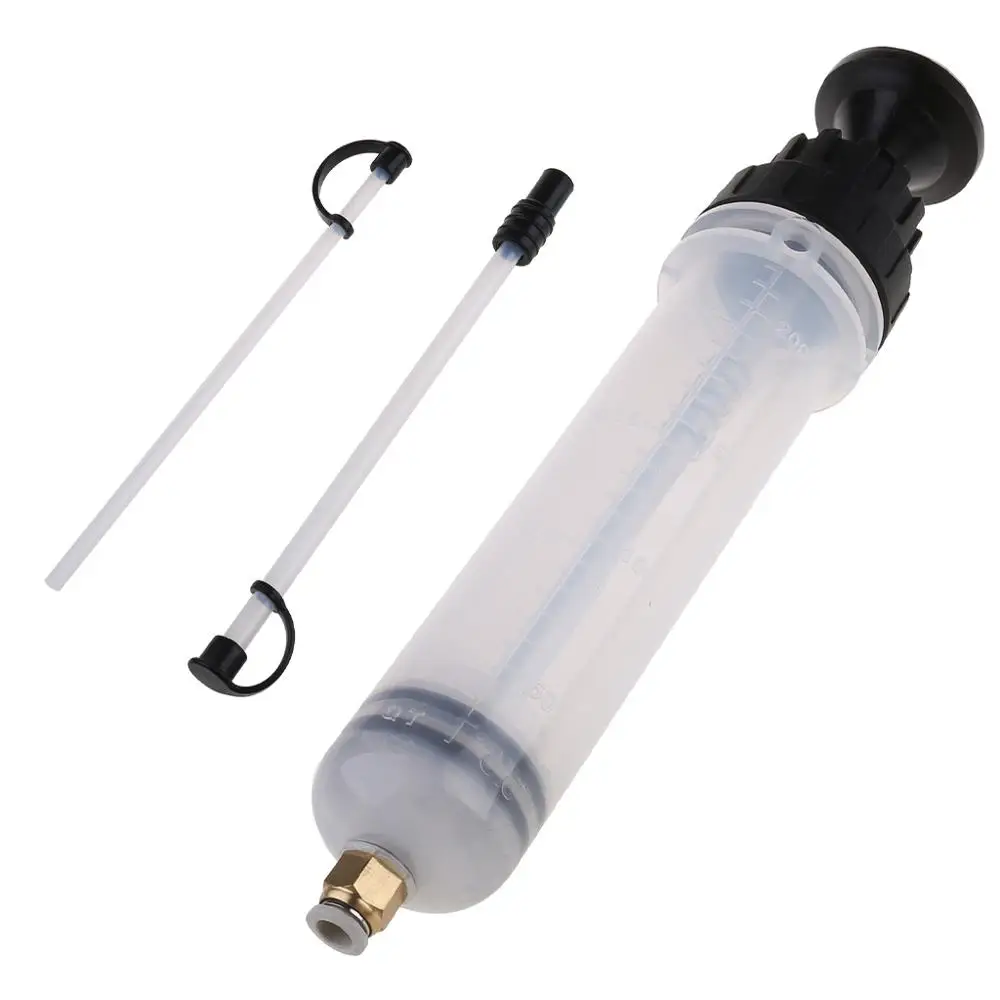 

200cc Car Oil Fluid Extractor Auto Air Pump Filling Syringe Bottle Transfer Automotive Fuel Extraction Hand Pump Dispenser Tools