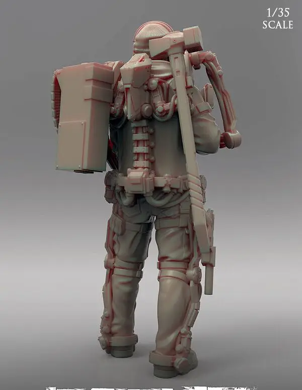 1/35 Resin Model Figure GK,Unassembled and unpainted kit