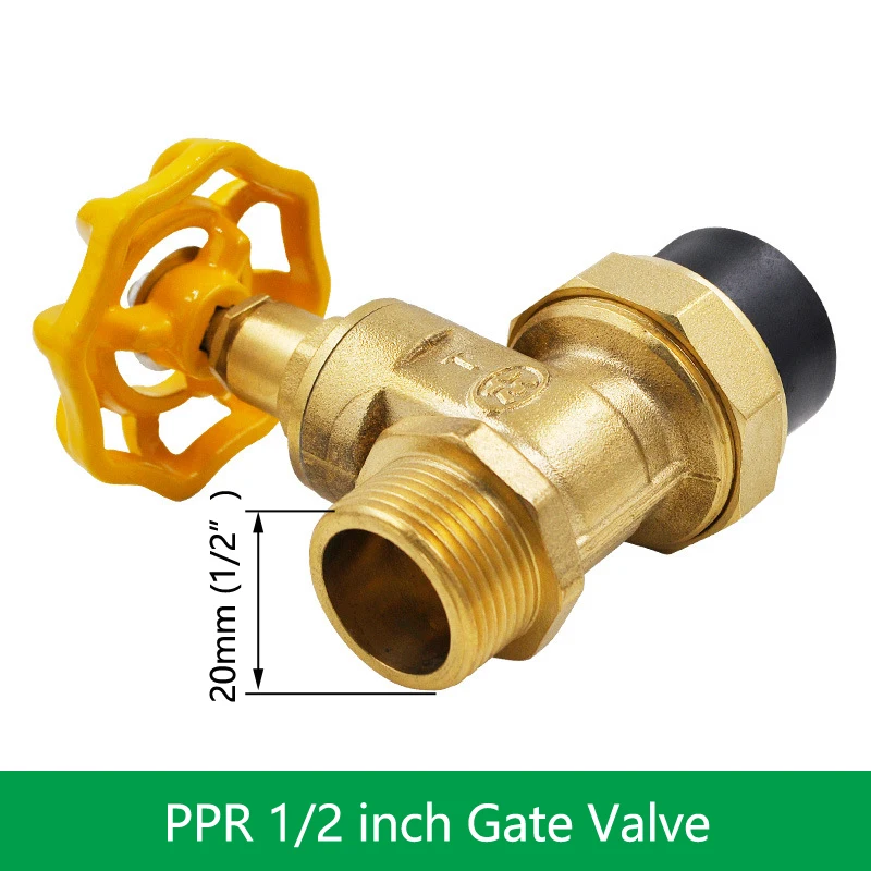 

1/2" 3/4" 1" brass gate valve DN15 DN20 DN25 water valve switch valve internal thread irrigation valve adapter for water house