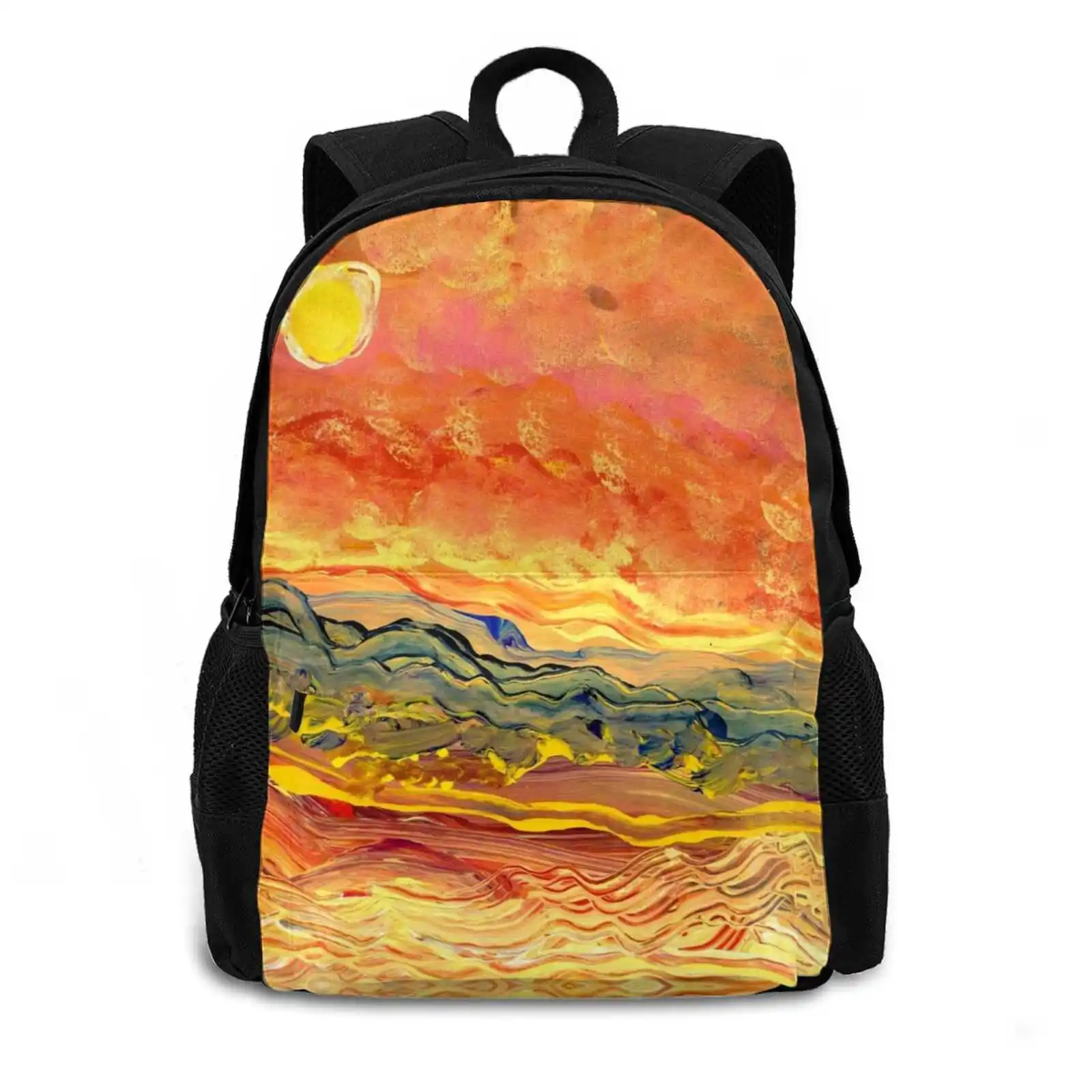 Hello There! Hot Sale Schoolbag Backpack Fashion Bags I Can 4 Slagle Handpainted Autism Art By