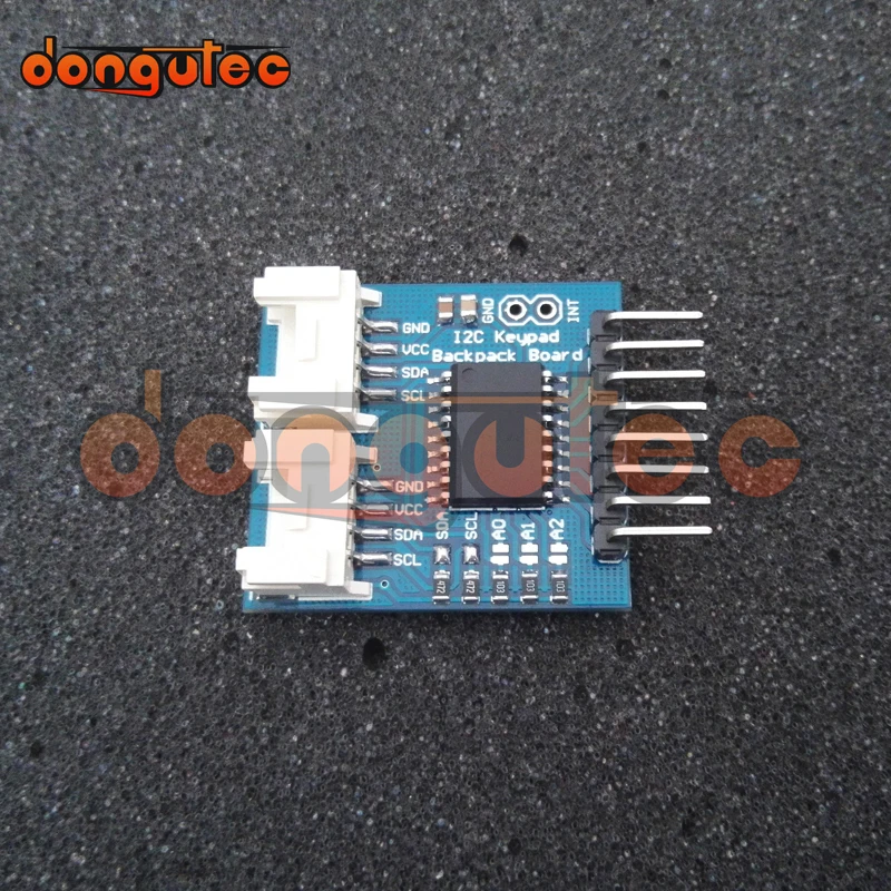 Placa para mochila i2c, módulo de teclado i2c, matriz 4x4, 4 pinos de matriz para teclado fêmea