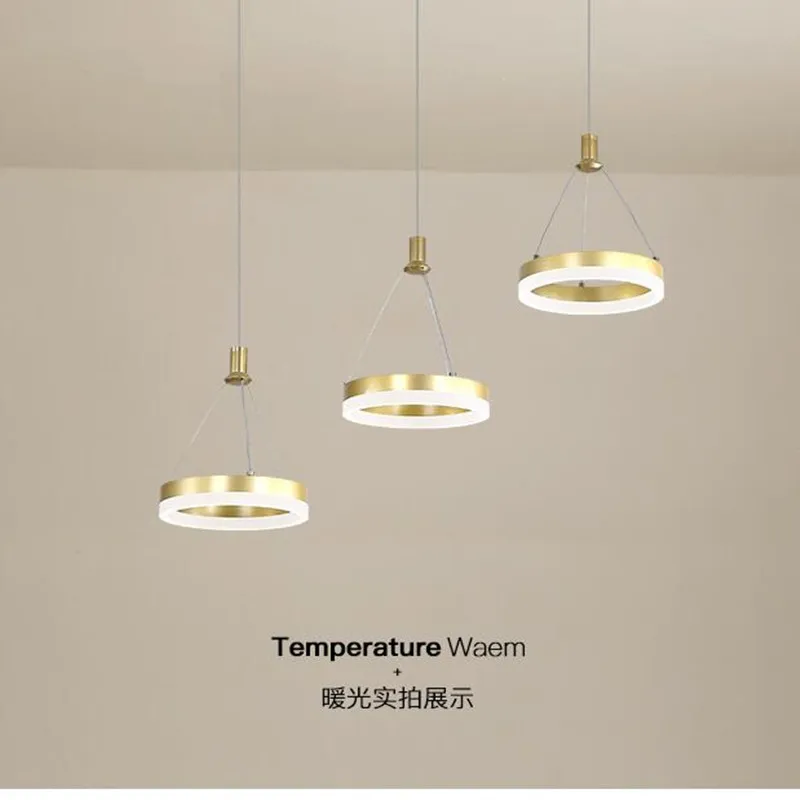 White Black LED Pendant Lights For Dining Kitchen Room remote control acrylic Hanging Lamp Fixture Luminaire Lamparas Abajur