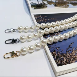 16mm Big Beaded Pearl Chain DIY 30cm-160cm Faux Pearl Bag Strap Replacement Shoulder Crossbody Purse Chain Strap Handle Strong