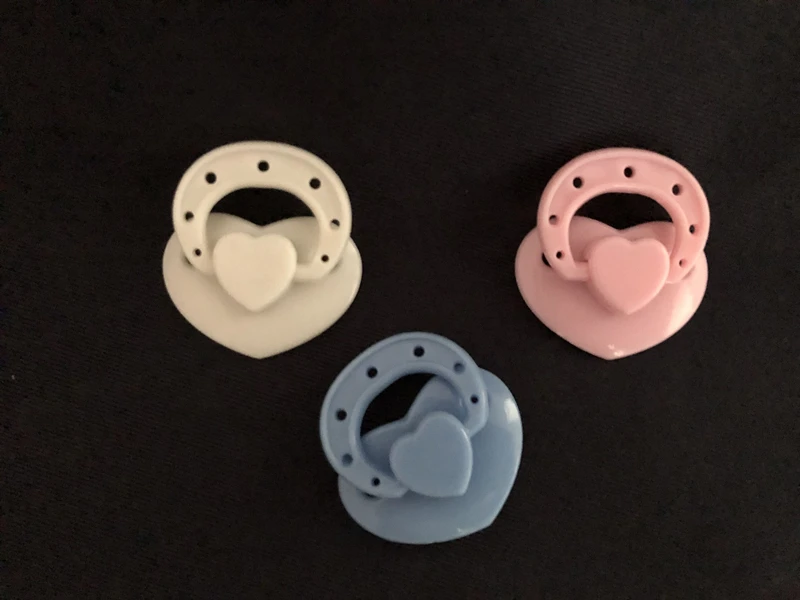 Cute Magnetic Pacifiers for Reborn Baby Dolls Handmade DIY Pacifier Magnet Nipples Dolls Accessories