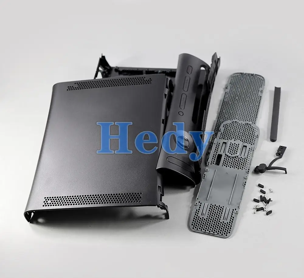 1 مجموعة الإسكان الكامل ل XBOX360 الدهون وحدة التحكم أسود أبيض اللون ل XBOX 360 الدهون وحدة التحكم الإسكان البيت قذيفة