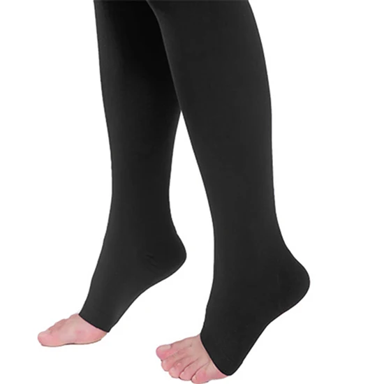 Unisex Knee-High Medical Compression Stockings Varicose Veins Open Toe Stockings for women