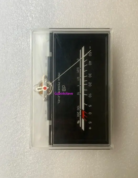 Черный усилитель мощности звука, измеритель уровня дБ, разъем для лампового усилителя ref Accuphase