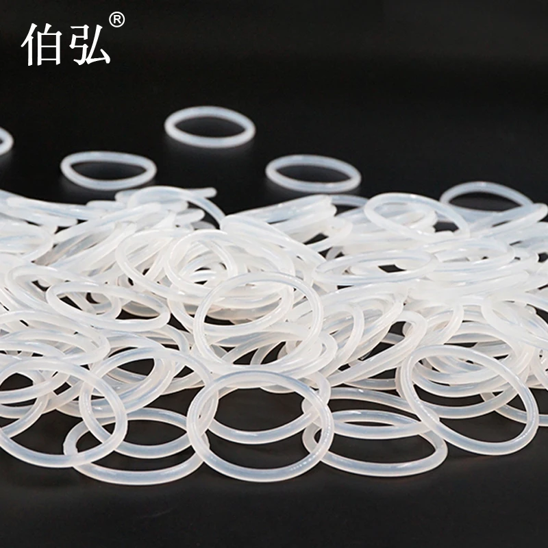 Silicone rubber O-ring sealing gasket ring gasket thickness CS2.4/3.1/3.5 air-tight waterproof soft elastic rubber