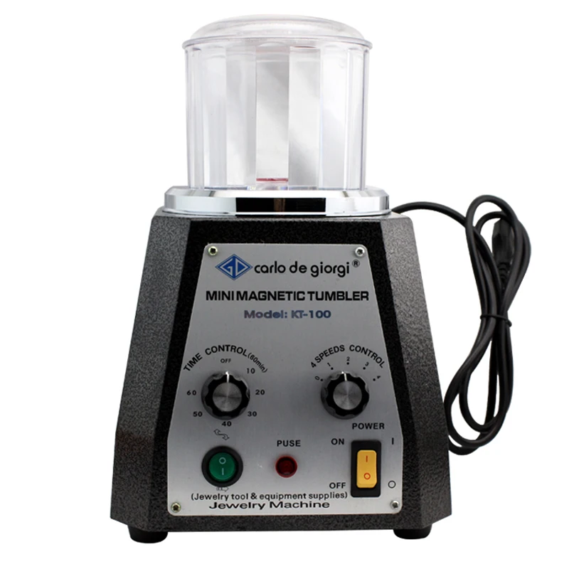 KT-100 Elektromagnetische Polijstmachine Magnetische Polijsten Sieraden Polijsten Slijpen Ontbramen Magnetische Polijstmachine