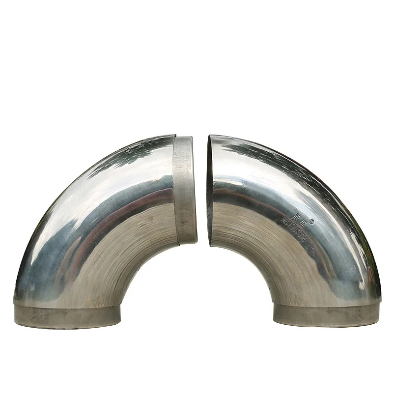 

Stainless Steel 90 Degrees Quick Connection Joint Elbow 60mm Steel Pipe Interface Connector