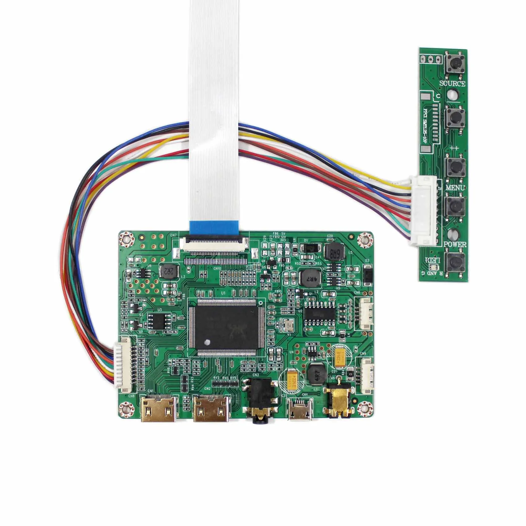 VSDISPLAY 12,6 дюймов Φ X 5 IPS TFT-ЖК-экран NV126B5M-N41 Mini LCD Board для ПК ARGB компьютера чехол вторичный экран