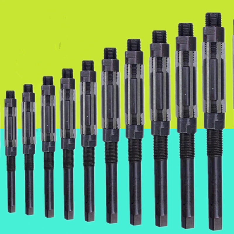 8PC Adjustable Hand Reamer HSS Size Range Alloy Steel Reamer Hand Reamer (6.25/6.75/7.25/7.75/8.5/9.25/10/10.75/11.75mm)