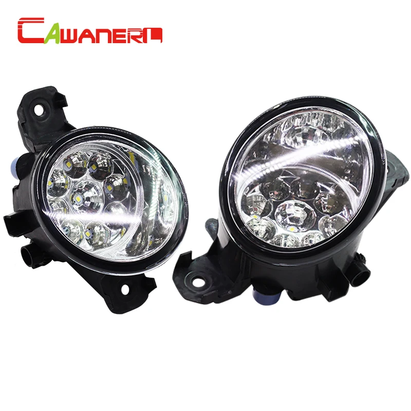 Cawanerl 2 x Car Styling Left + Right Fog Light LED Light For Nissan Maxima X-Trail Elgrand Almera Teana Wingroad March Pathfind