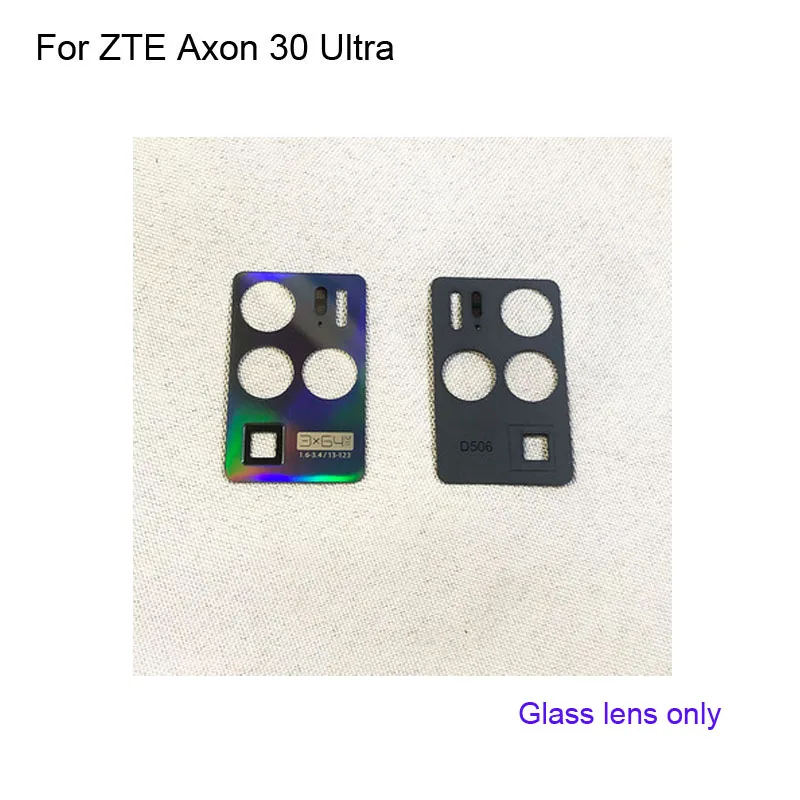 

For ZTE Axon 30 Ultra Rear Back Camera Glass Lens +Camera Cover Circle Housing Parts test good For ZTE Axon30 Ultra