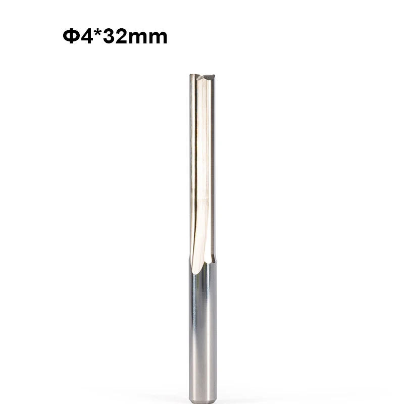 5 ชิ้นเครื่องมือเครื่อง CNC เครื่องแกะสลักเครื่องมือ 2 ขลุ่ย Cutter4mm x 32 มิลลิเมตรตรง Shank End Mill CNC ทนทาน Router Bits
