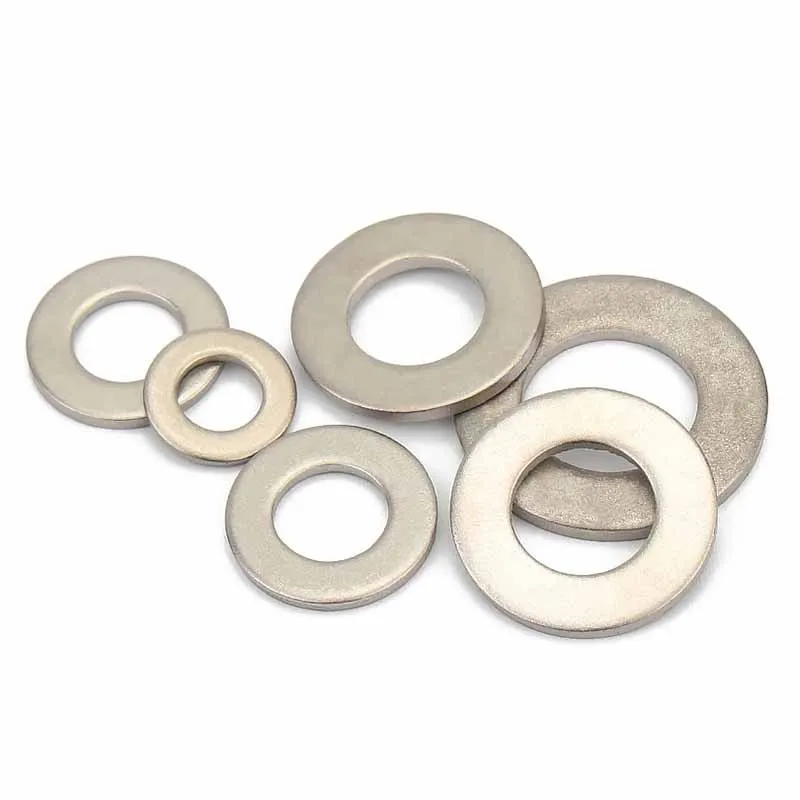 1/2/5/10pcs Pure Titanium TA2 Flat Washer Plain Gasket for M2.5 M3 M4 M5 M6 M8 M10 M12 M14 M16 M18 M20 Screw Bolt GB97