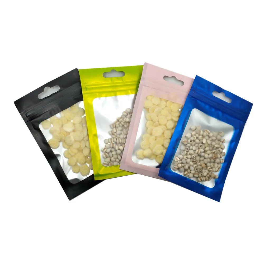 

Многоразовый прозрачный пакет из алюминиевой фольги с замком-молнией