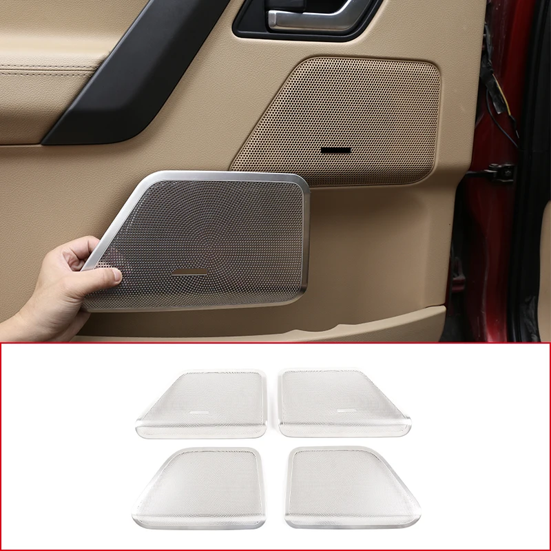 

Car Door Loudspeaker Net Cover Panel Decoration Sticker Trim For Land Rover Freelander 2 2007-2012 Audio Horn Modified Accessory