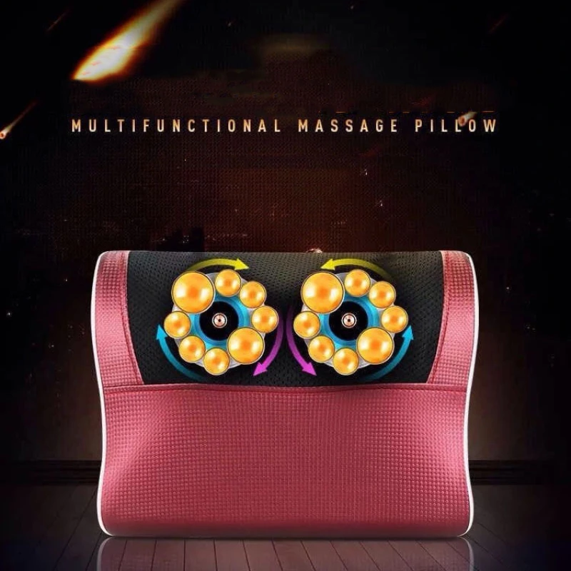

Infrared Heating Electric Massage Pillow Neck Shoulder Back Head Body Musle Multi Relaxation Massager Shiatsu Relief Pain Device