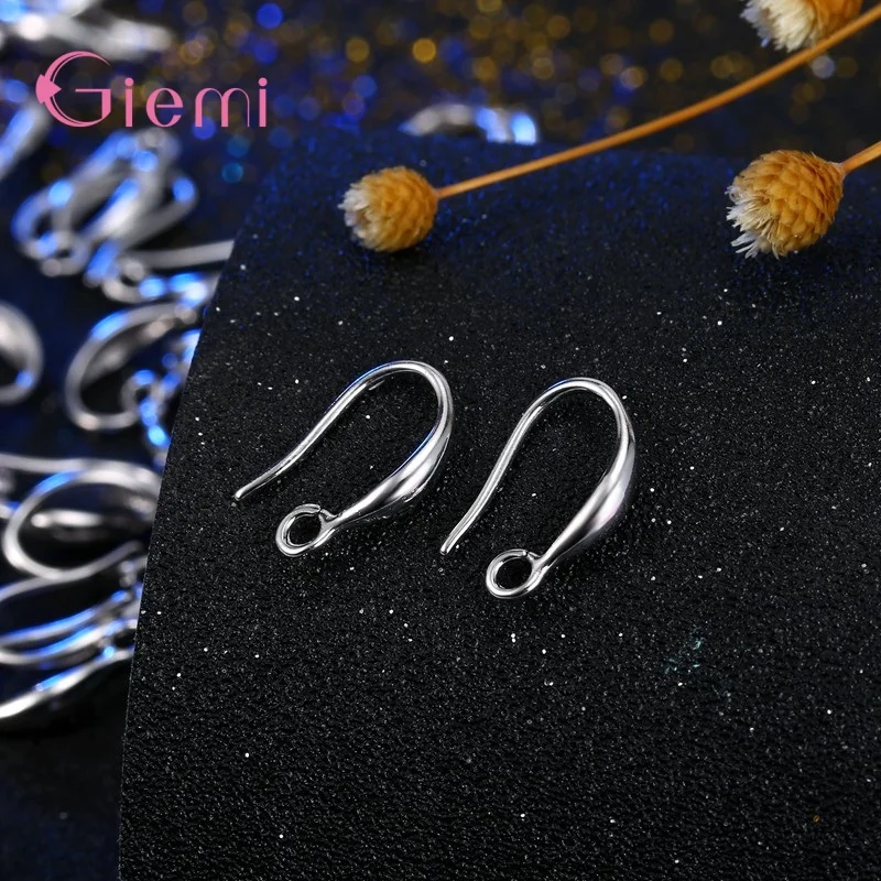 DIY Machen Zubehör 925 Sterling Silber Haken 10 teile/los Ohrring Erkenntnisse Für Schmuck Machen Ohr Verschluss Drähte Frauen Brincos – Detail 8