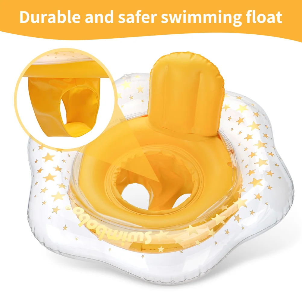 Flotador de natación para bebé, asiento inflable circular, accesorios de piscina para niños, anillo flotante de estrella de verano de PVC para niños