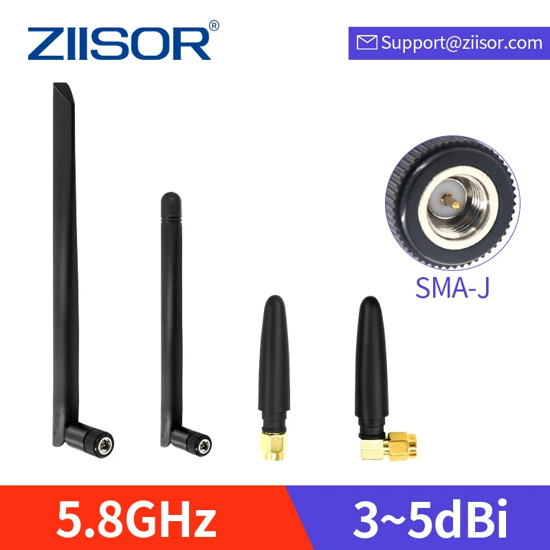 5.8GHz Mini Router Antenna Wifi Short 5.8G Modem Antenna Omni SMA Male WLAN Repeater Antena 5800M AP DTU Aerial TX5800-JZ-5