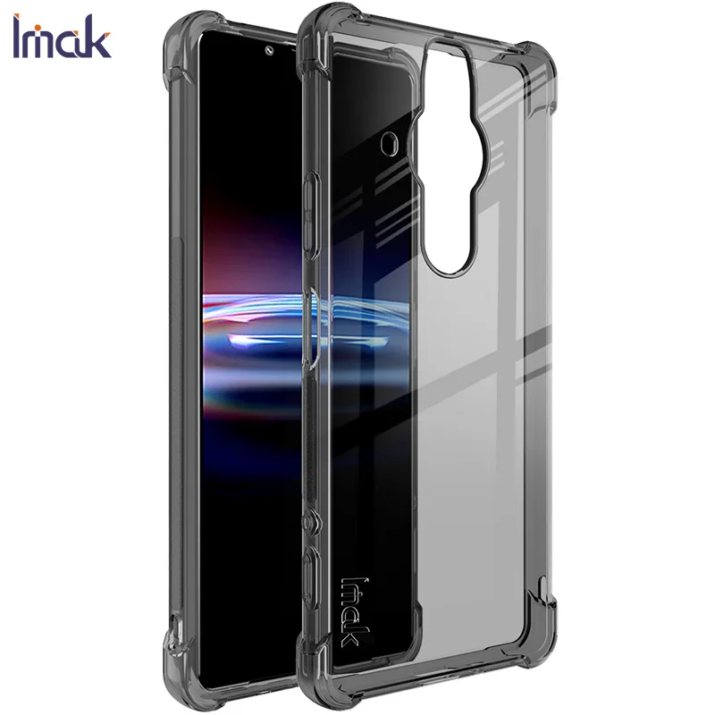 Чехол IMAK для Sony Xperia Pro I Pro-I, устойчивый к падению, мягкий силиконовый прозрачный чехол из ТПУ Чехол IMAK для Sony Xperia Pro I Pro-I, устойчивый к падению, мягкий силиконовый прозрачный чехол из ТПУ