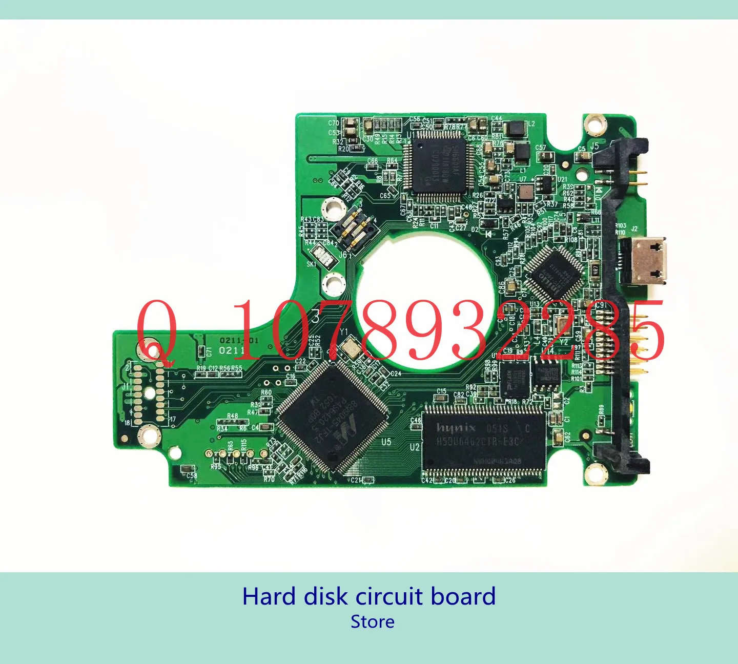 2060-701675-004 REV A , 2060-701675-004 REV P1 / Western Digital hard disk circuit board /  2061-701675-304