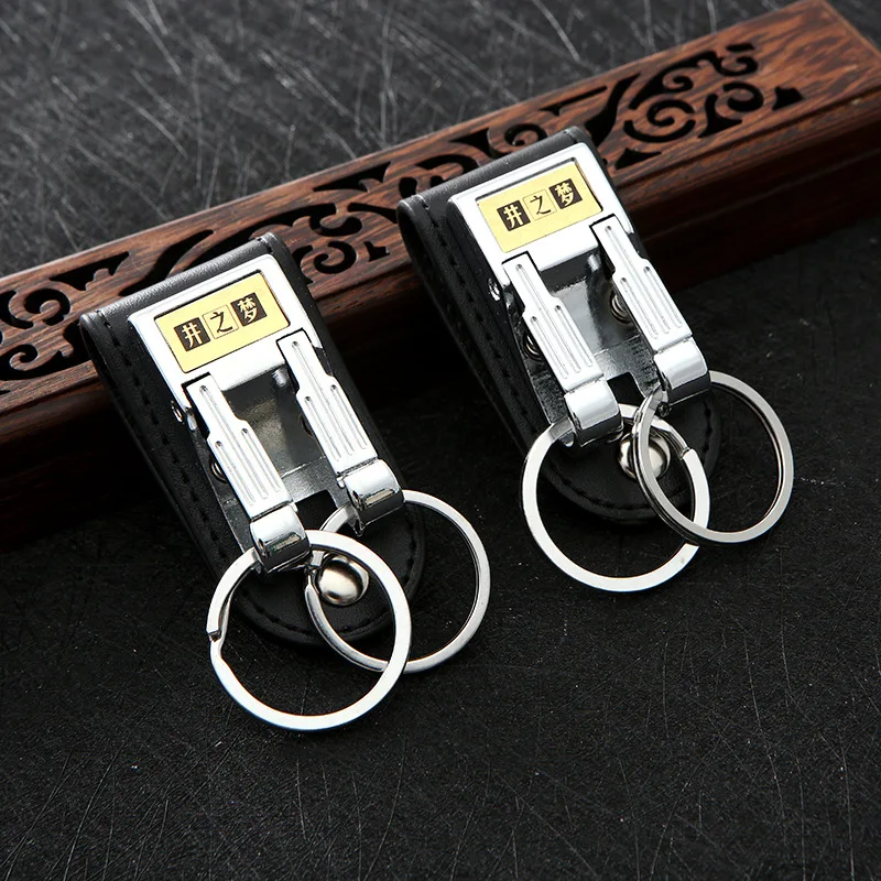 Anti-Lost Heavy Duty Stainless Steel Belt Key Holder Key-Clip Detachable Keyrings for Keys Belt Keychain Men Jewelry