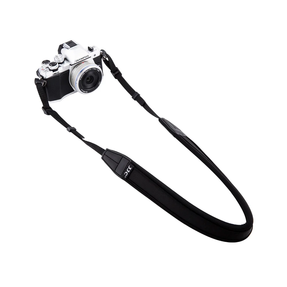 Correa de neopreno suave y cómoda para el cuello, accesorio de cámara sin espejo para Canon, Nikon, Sony, Fuji, Olympus