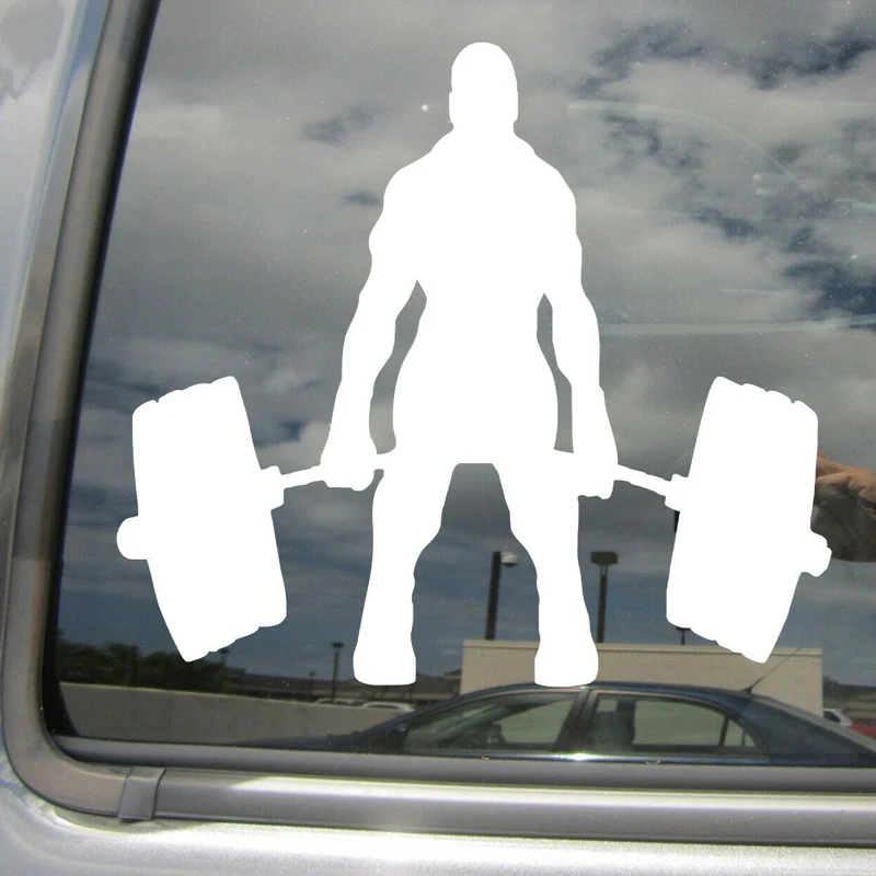 

Powerlifting Powerlifter Power Lifting Vinyl Decal Sticker Car Auto Window Laptop Wall Truck Sticker Multiple Color