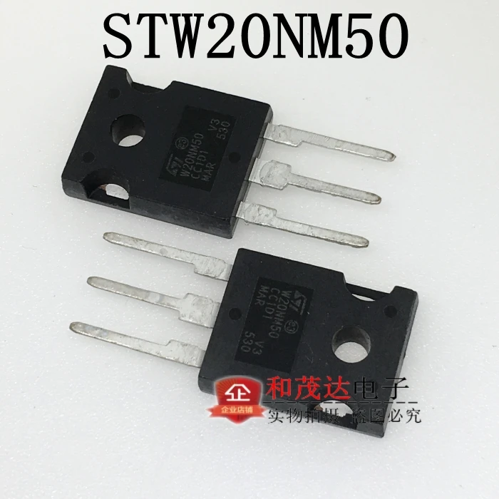 Original New 2pcs / STW20NM50 W20NM50 TO-247 500V20A