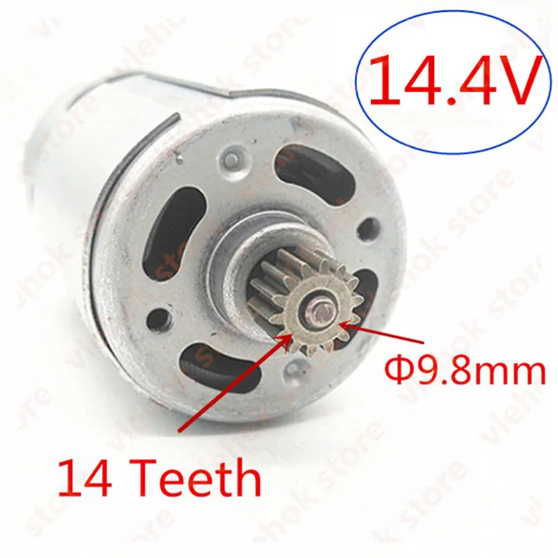 14 Teeth  RS-550VC DC 14.4V Motor Replace For MAKITA 629819-4  6381D BDF343 6280D 6280DWE 6281DWE 6281D MT070 6280DWPE 6280PWPE3