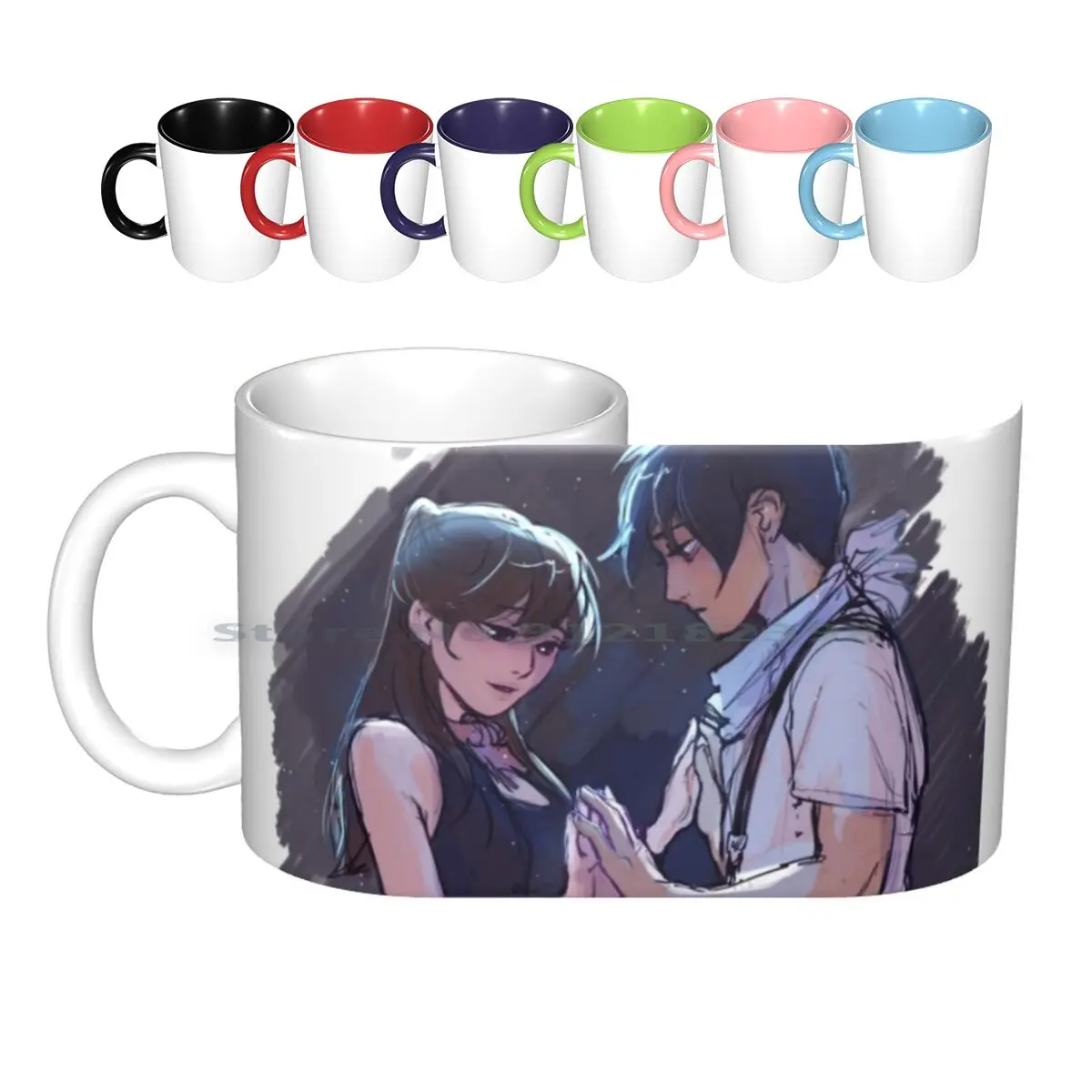 Yatori Hadestown Ceramic Mugs Coffee Cups Milk Tea Mug Noragami Yato Hiyori Iki Yatori Creative Trending Vintage Gift Bottle Cup