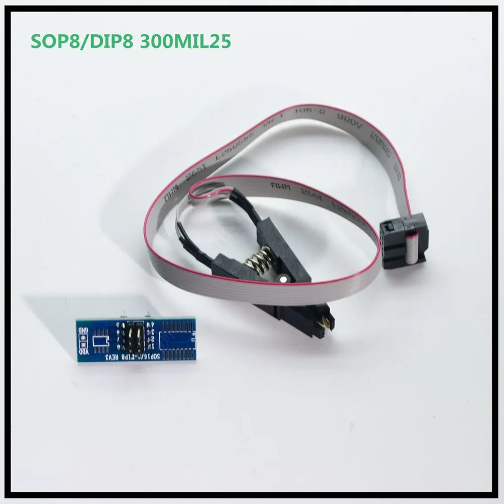 

1 set Special For 16 Pin Chip Programmer Testing Clip SOP8 SOP SOIC 8 SOIC8 DIP8 DIP 8 Pin IC Test Clamp