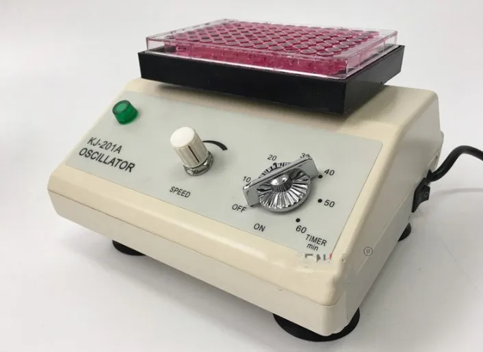 KJ-201A Micro-oscillator / Powder Oscillator Mini Lab Oscillating Mixer Laboratory Oscillator 220V 25W 0-2600rpm ( 128*86mm )