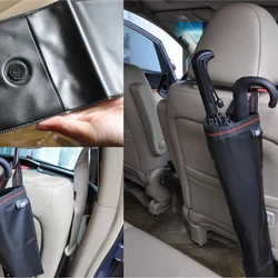 Hangbare auto-opvouwbare lange waterdichte parapluset houder voor achterbank opbergruimte opvouwbare tas gadgets accessoires voor auto-accessoires