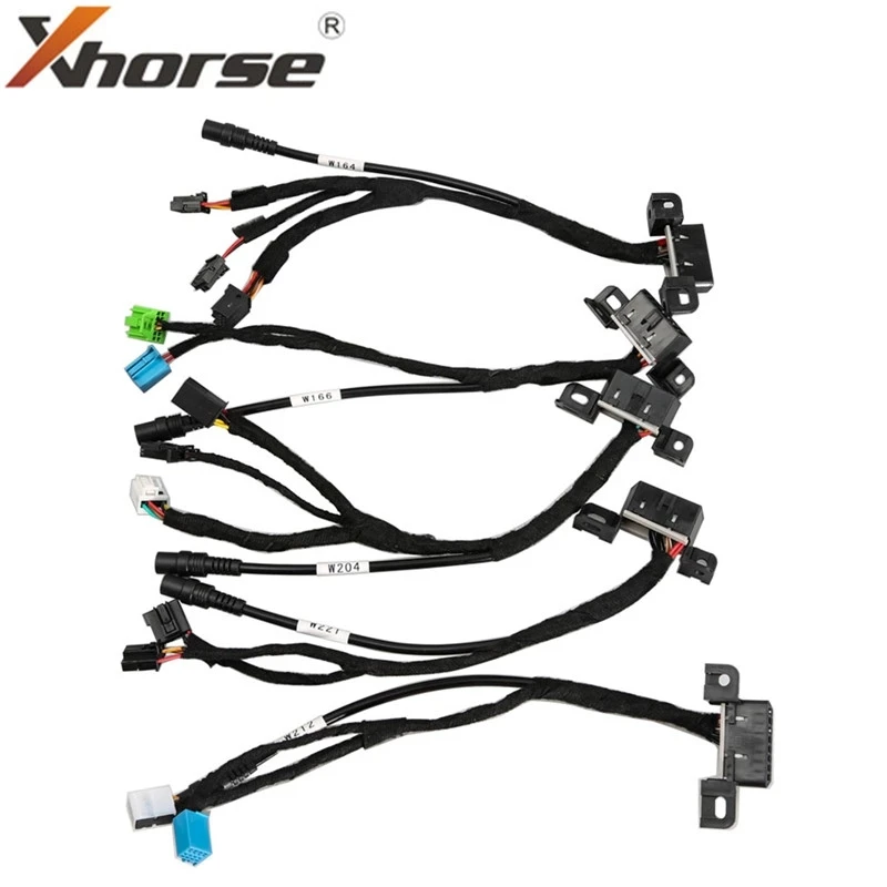 Xhorse EIS ELV Test Cables (5 In 1) for Mercedes Works Together with VVDI MB BGA TOOL EIS ELV Test Detection key cables