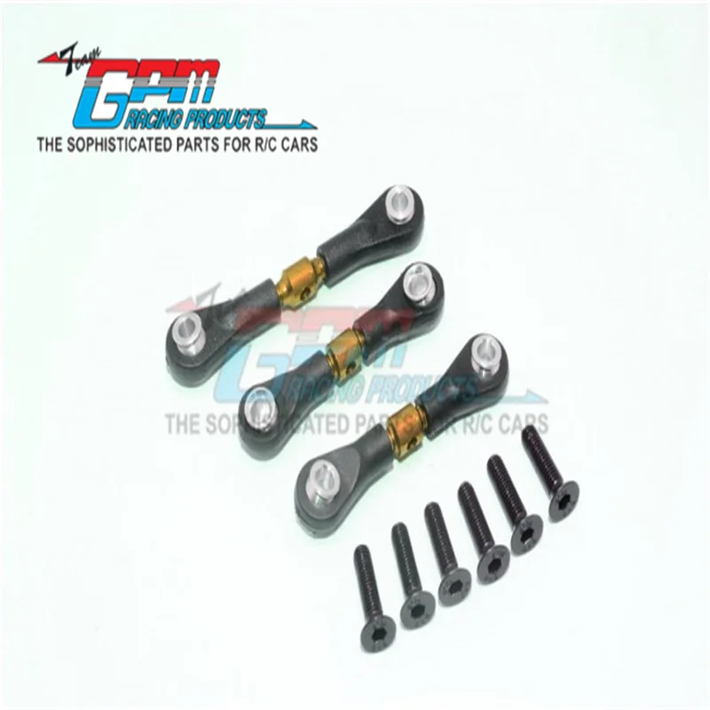 Tirante sterzo in lega GPM-1SET per aggiornamento TAMIYA TT02/TT02T RC