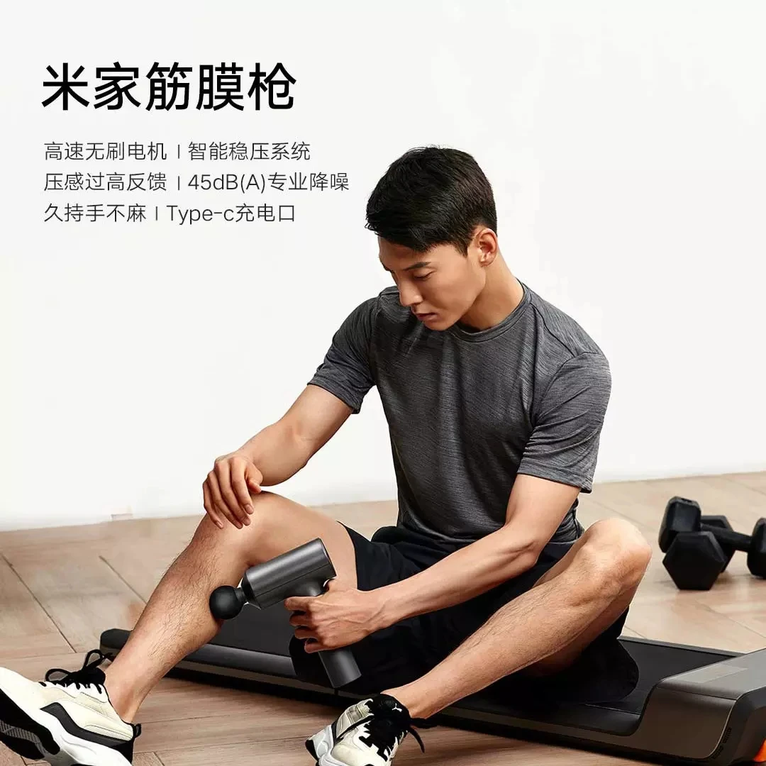 Xiaomi Mijia Massage Gun Electric Neck Massager Smart Hit Fascia Gun 3 Modes Body Massage Relaxation Fitness Muscle Pain Relief